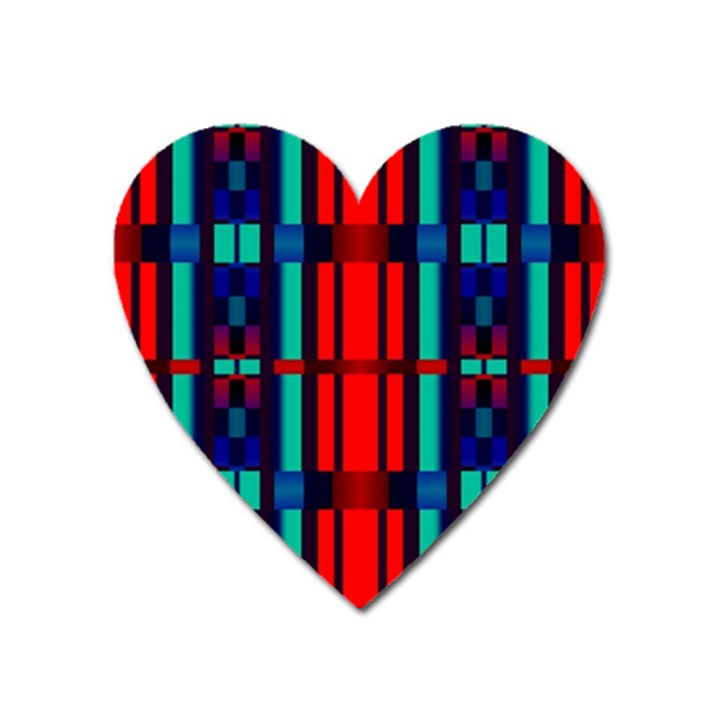 Stripes and rectangles  			Magnet (Heart)