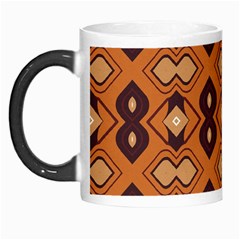 Brown Leaves Pattern Morph Mug by LalyLauraFLM