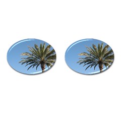 Tropical Palm Tree  Cufflinks (oval) by BrightVibesDesign