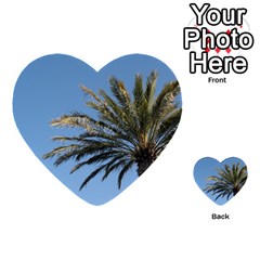 Tropical Palm Tree  Multi-purpose Cards (heart)  by BrightVibesDesign