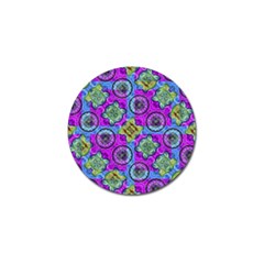 Collage Ornate Geometric Pattern Golf Ball Marker (4 Pack) by dflcprints