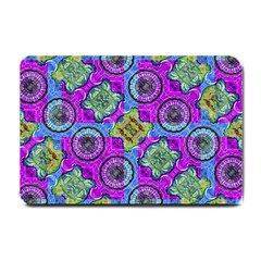 Collage Ornate Geometric Pattern Small Doormat  by dflcprints