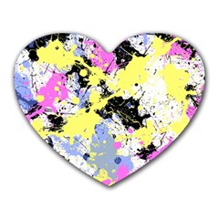 Abstract Heart Mousepads by Uniqued