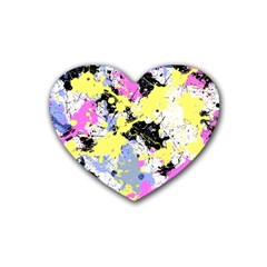 Abstract Heart Coaster (4 Pack)  by Uniqued