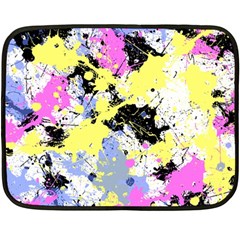 Abstract Fleece Blanket (mini) by Uniqued