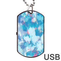 Abstract #2 Dog Tag Usb Flash (two Sides)  by Uniqued