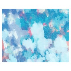 Abstract #2 Double Sided Flano Blanket (medium)  by Uniqued