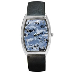 Abstract #3 Barrel Style Metal Watch