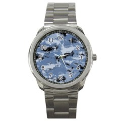 Abstract #3 Sport Metal Watch