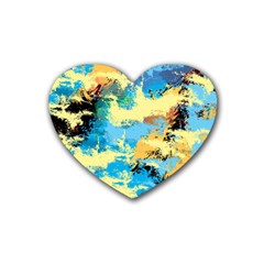 Abstract #4 Heart Coaster (4 Pack)  by Uniqued