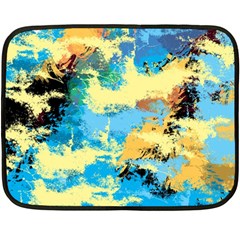 Abstract #4 Fleece Blanket (mini) by Uniqued