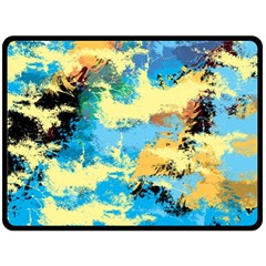 Abstract #4 Double Sided Fleece Blanket (large)  by Uniqued