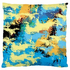 Abstract #4 Large Flano Cushion Case (one Side) by Uniqued