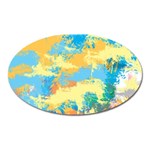 Abstract #5 Oval Magnet Front