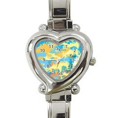 Abstract #5 Heart Italian Charm Watch by Uniqued