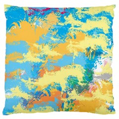 Abstract #5 Large Flano Cushion Case (one Side) by Uniqued