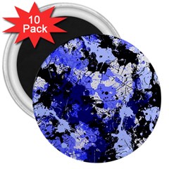 Abstract #7 3  Magnets (10 Pack)  by Uniqued