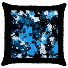 Abstract #8 Throw Pillow Case (Black)