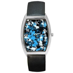 Abstract #8 Barrel Style Metal Watch