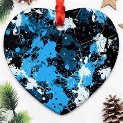 Abstract #8 Heart Ornament (2 Sides)