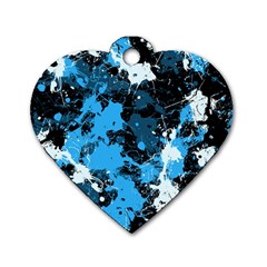 Abstract #8 Dog Tag Heart (One Side)