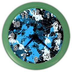 Abstract #8 Color Wall Clocks by Uniqued