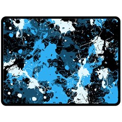 Abstract #8 Fleece Blanket (large)  by Uniqued