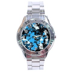 Abstract #8 Stainless Steel Analogue Watch