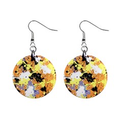 Abstract #9 Mini Button Earrings by Uniqued