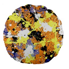 Abstract #9 Large 18  Premium Round Cushions