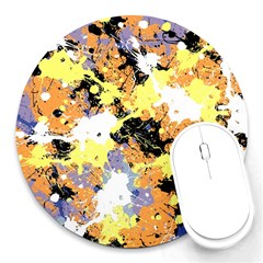 Abstract #10 Round Mousepads by Uniqued