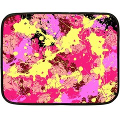 Abstract #11 Double Sided Fleece Blanket (mini)  by Uniqued