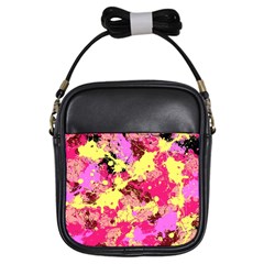 Abstract #11 Girls Sling Bags by Uniqued