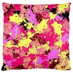 Abstract #11 Large Flano Cushion Case (Two Sides) Front