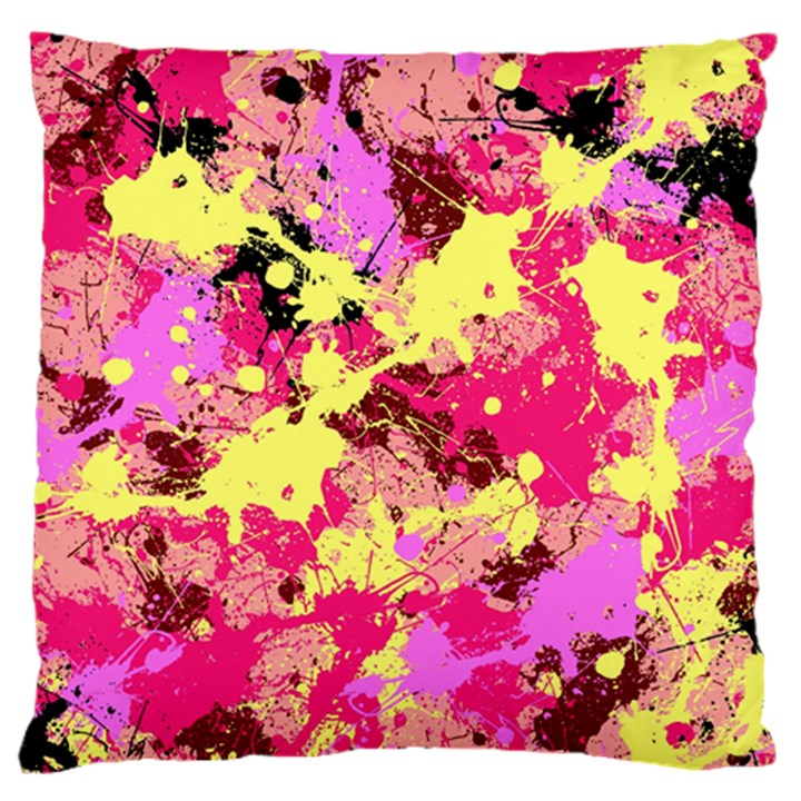 Abstract #11 Large Flano Cushion Case (Two Sides)