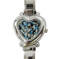 Abstract #15 Heart Italian Charm Watch by Uniqued