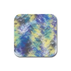 Abstract #17 Rubber Square Coaster (4 Pack)  by Uniqued