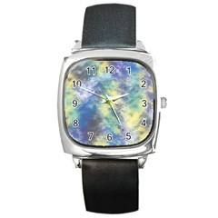 Abstract #17 Square Metal Watch by Uniqued