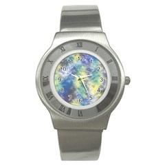 Abstract #17 Stainless Steel Watch