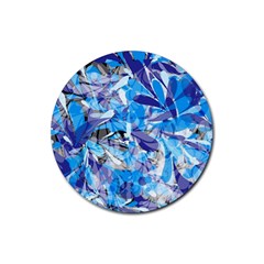 Abstract Floral Rubber Round Coaster (4 Pack) 