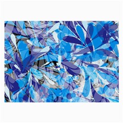 Abstract Floral Large Glasses Cloth by Uniqued