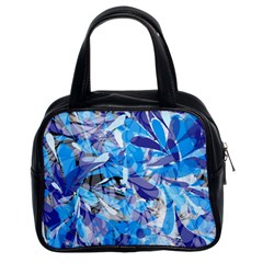 Abstract Floral Classic Handbags (2 Sides)