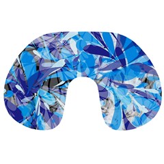 Abstract Floral Travel Neck Pillows