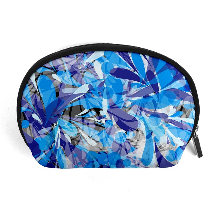 Abstract Floral Accessory Pouches (Large) 