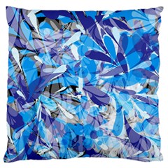 Abstract Floral Standard Flano Cushion Case (two Sides) by Uniqued