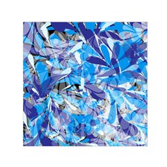 Abstract Floral Small Satin Scarf (square) by Uniqued