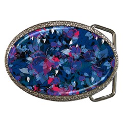 Abstract Floral #3 Belt Buckles