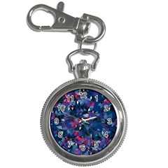 Abstract Floral #3 Key Chain Watches by Uniqued