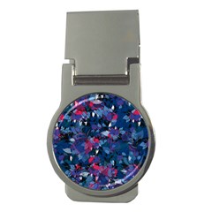 Abstract Floral #3 Money Clips (round) 