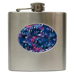 Abstract Floral #3 Hip Flask (6 Oz)